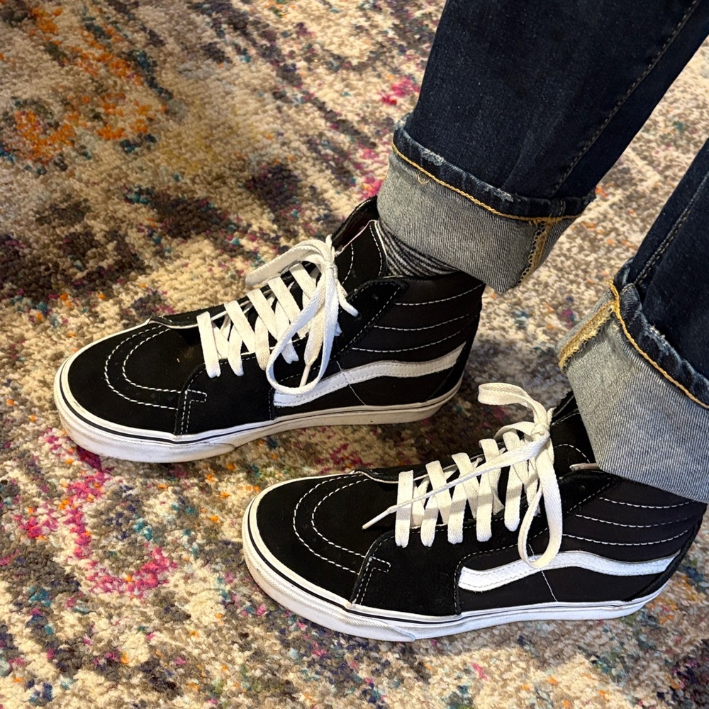 Vans Black and White High-Tops